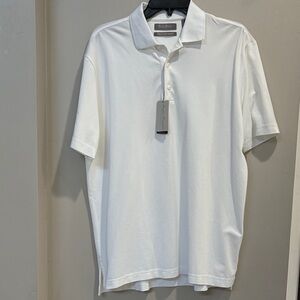 Daniel Cremieux White Men's Polo Shirt Size Medium